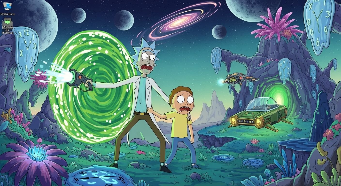 Rick and morty desktop background image 13