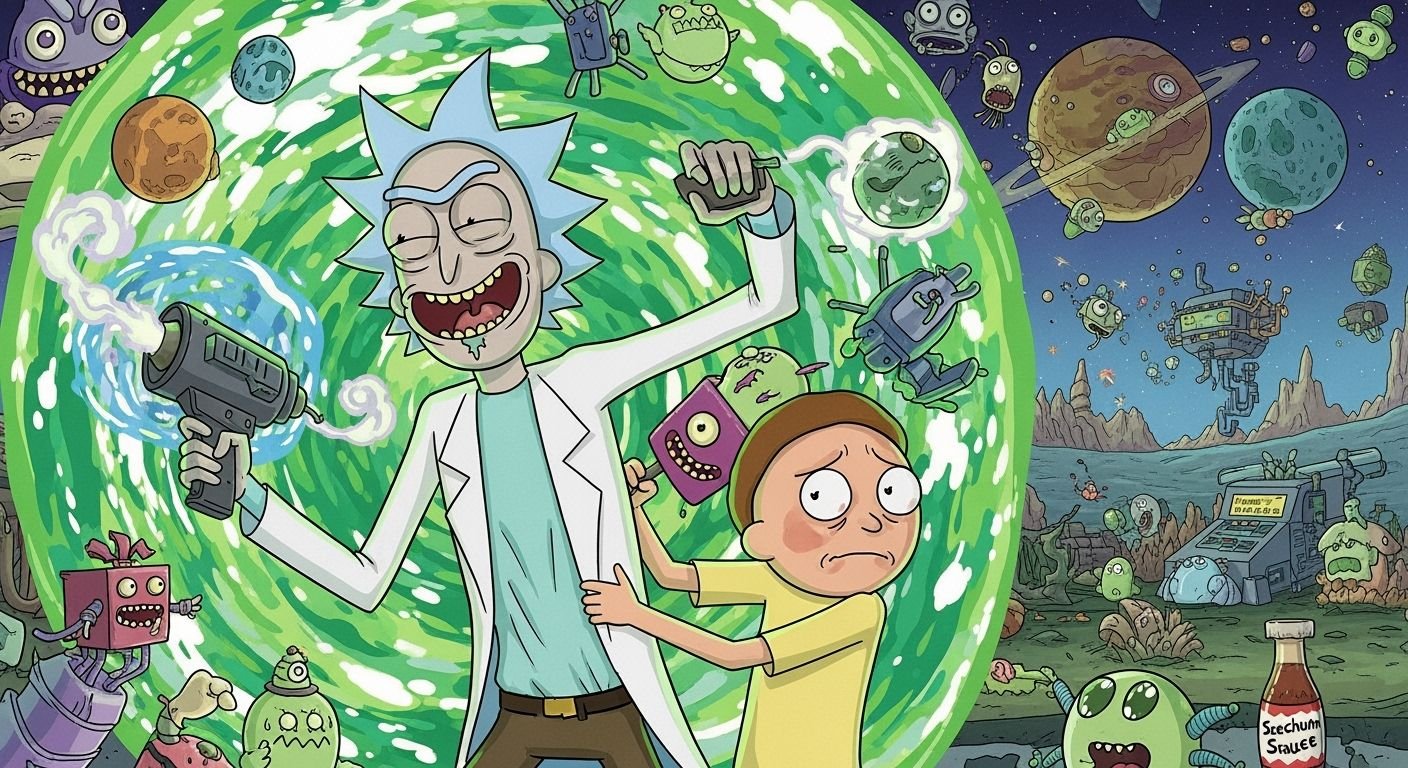 Rick and morty desktop background image 2