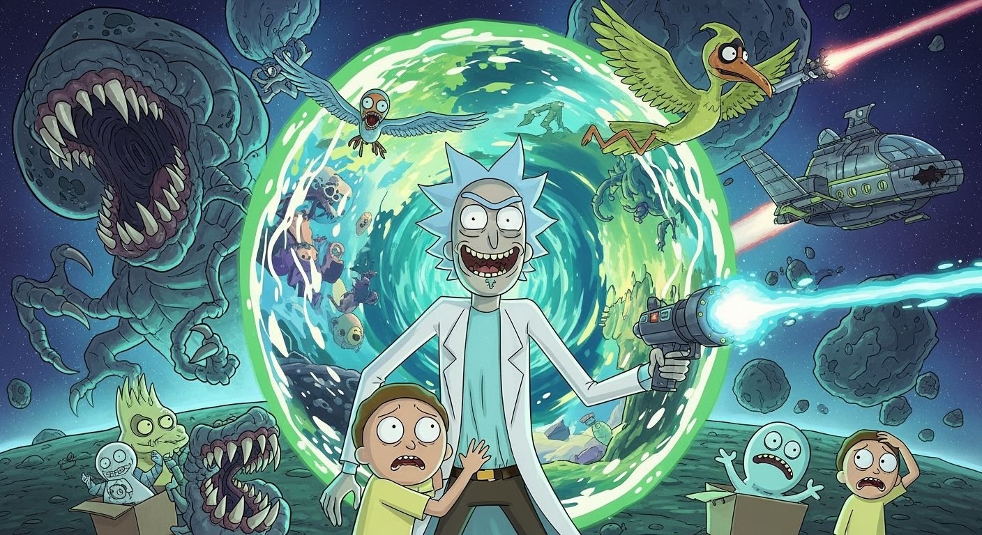 Rick and morty desktop background image 5