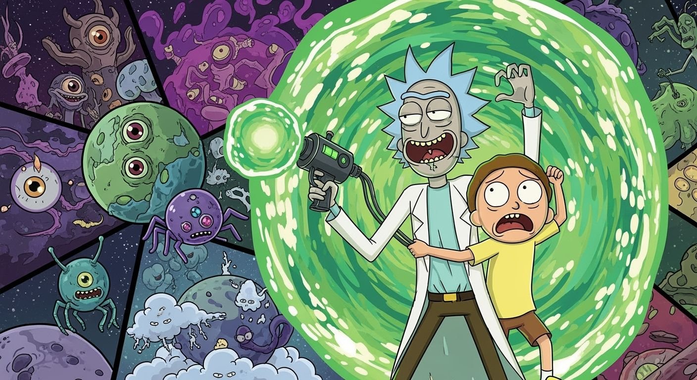 Rick and morty desktop background image 9