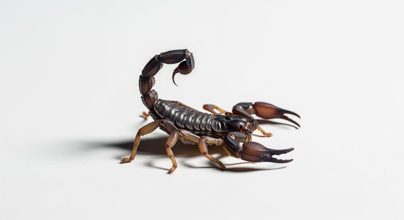 Scorpion on white background image 2