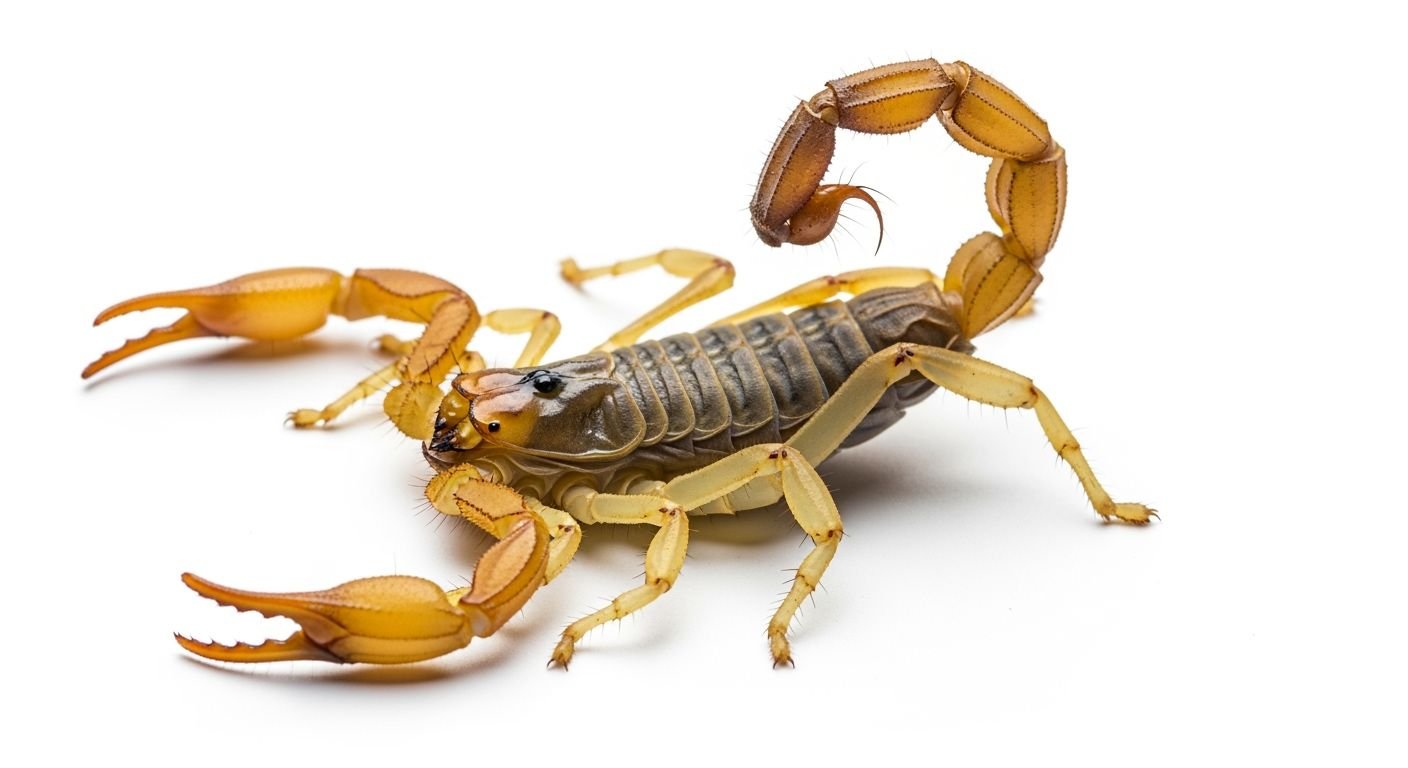 Scorpion on white background image 3