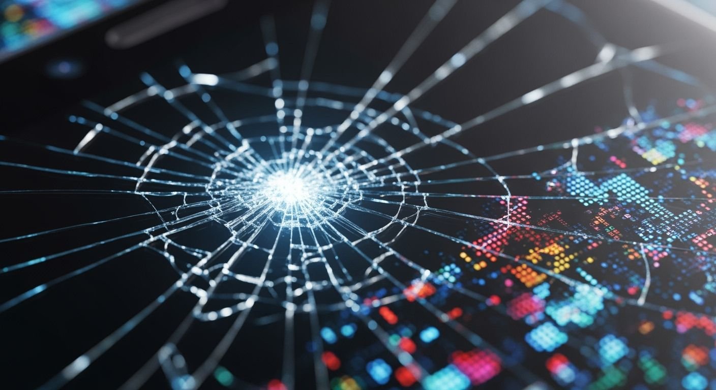 Shattered screen background image 2