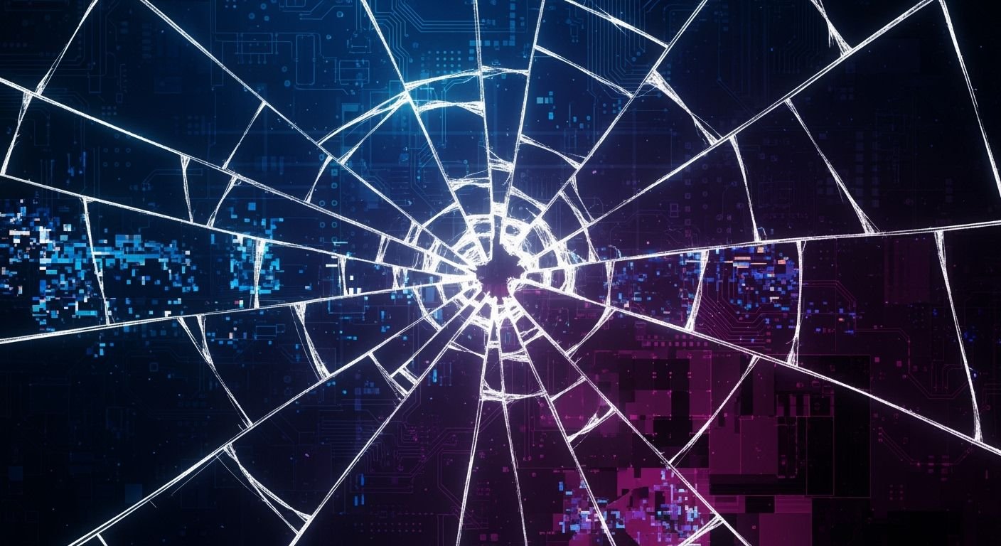 Shattered screen background image 3