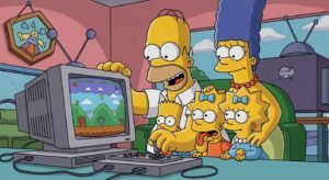 Simpsons computer background image 2