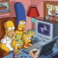 Simpsons computer background image