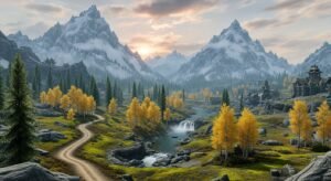 Skyrim background image 12