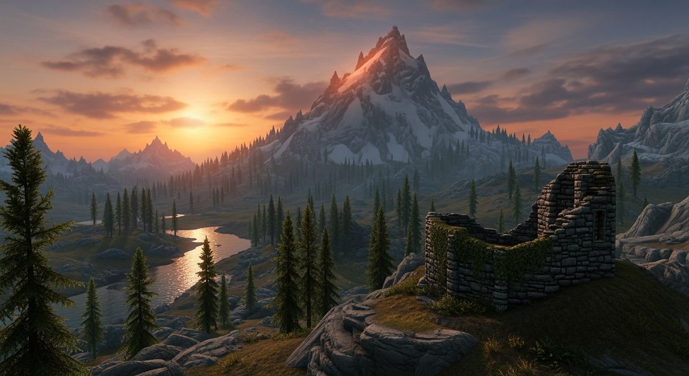Skyrim background image 13