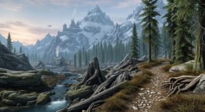 Skyrim background image 2