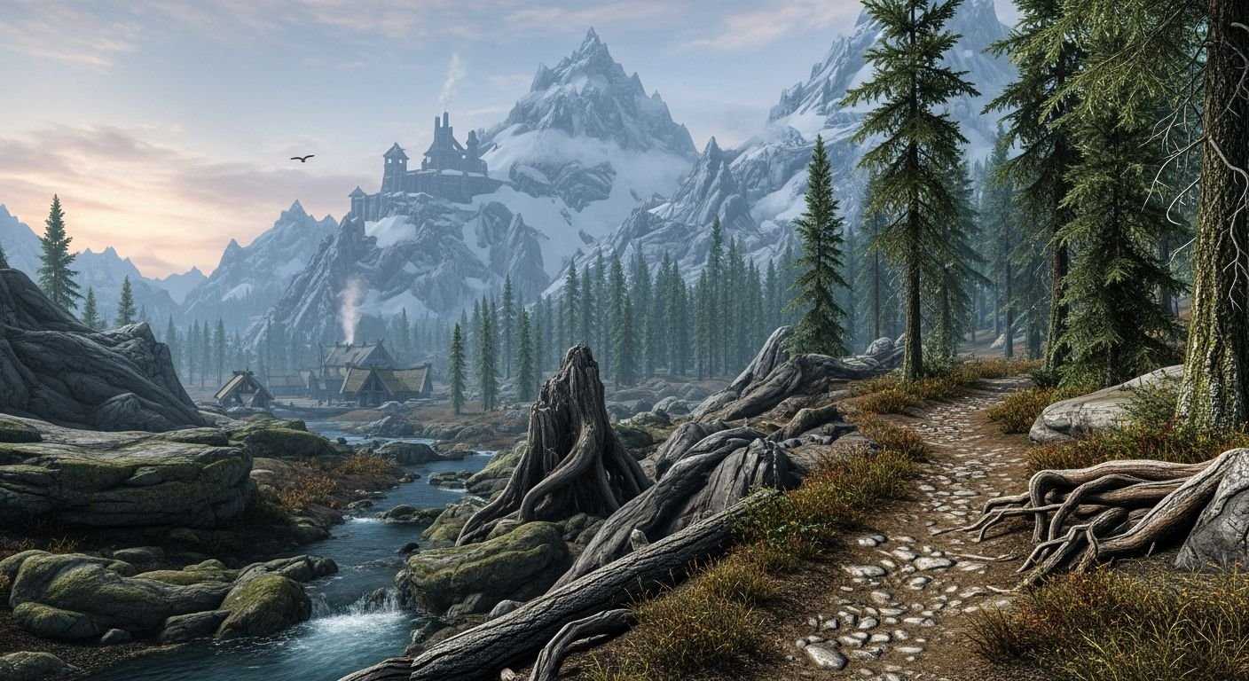 Skyrim background image 2