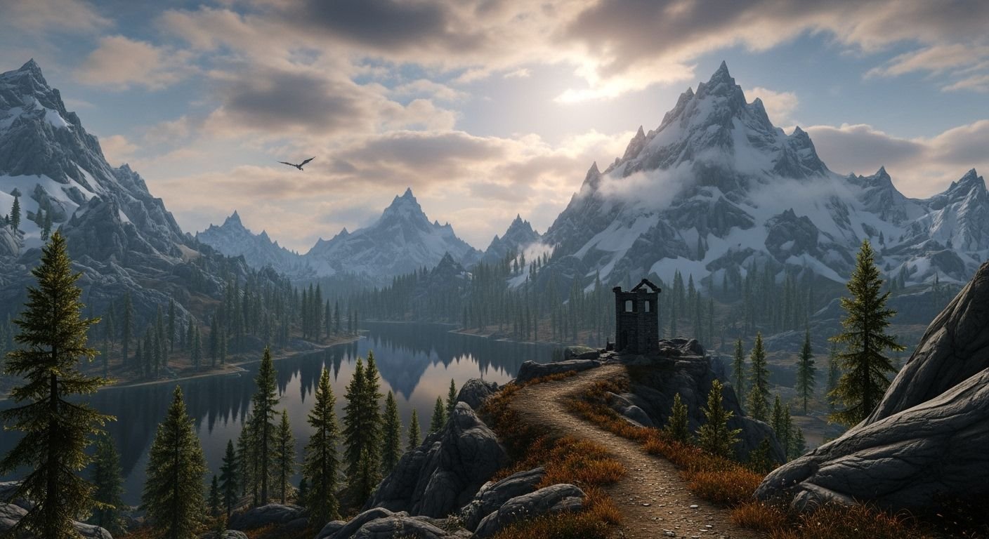 Skyrim background image 3