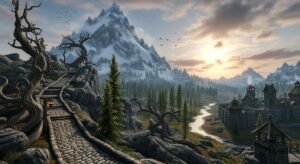 Skyrim background image 4