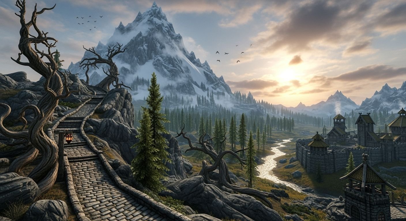 Skyrim background image 4