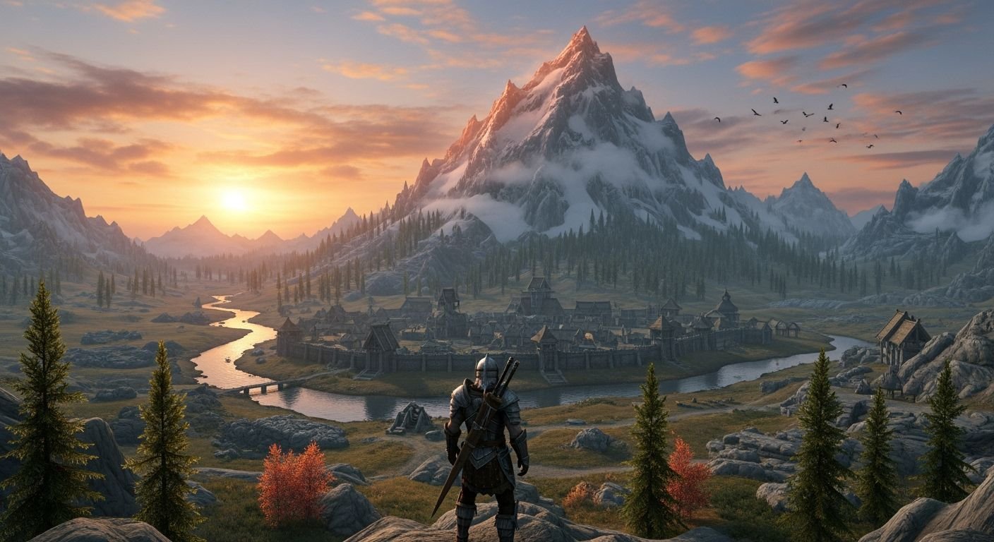 Skyrim background image 6