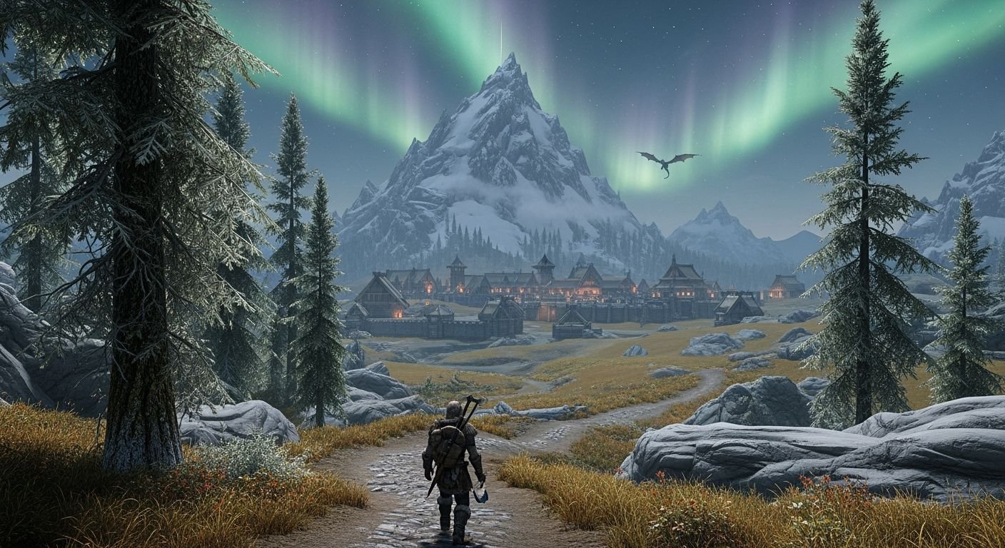 Skyrim background image 9