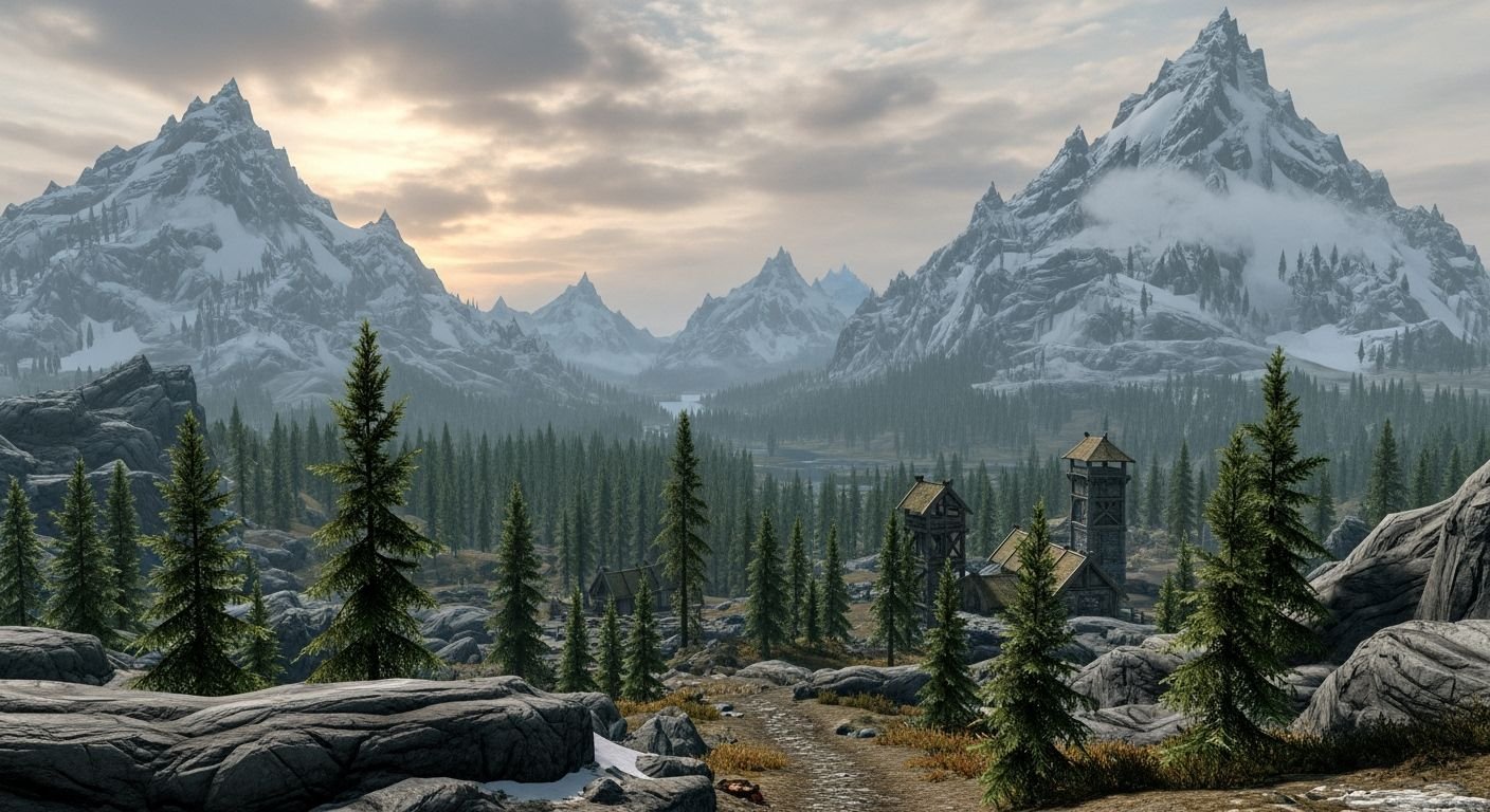 Skyrim background image