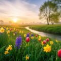 Spring backgrounds for iphone