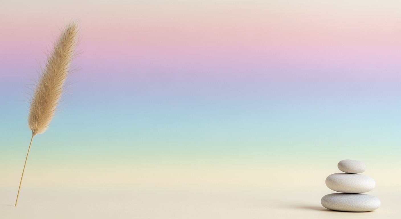 Stack of pebbles sitting on top