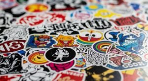 Sticker background image
