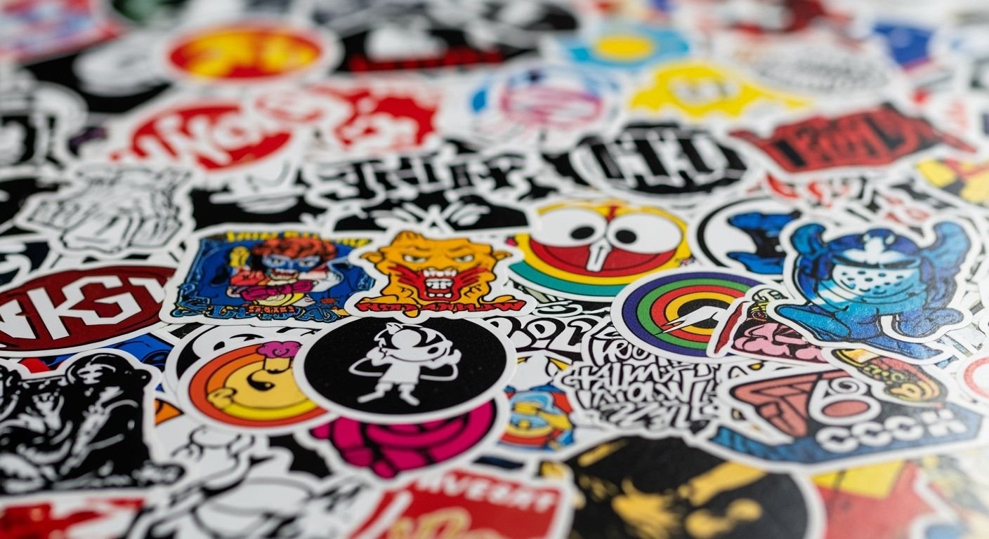 Sticker background image