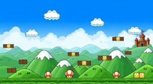 Super mario bros background image 3