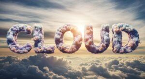 Text cloud background image