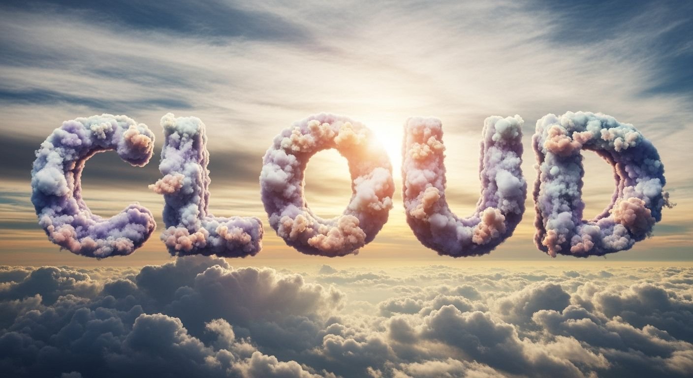 Text cloud background image