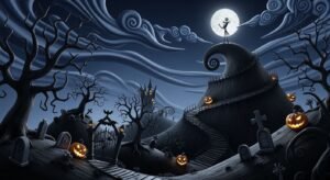 The nightmare before christmas background image 2