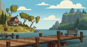 Total drama background image