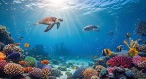 Underwater background image