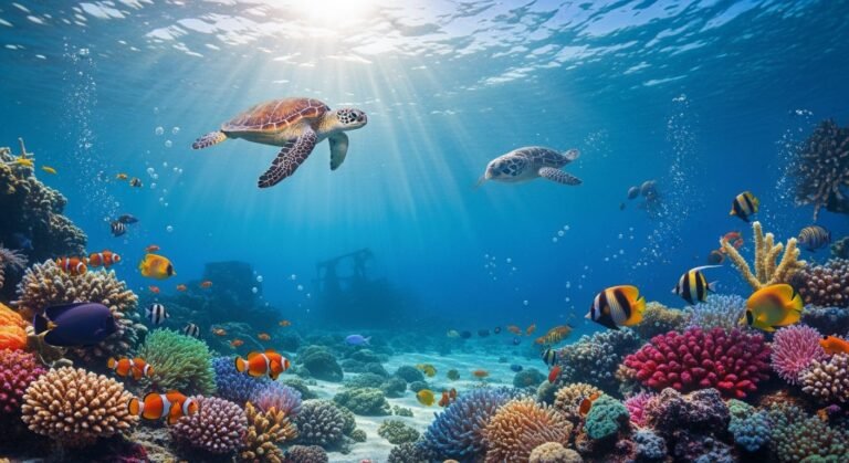 Underwater background image
