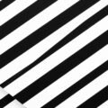 White and black striped