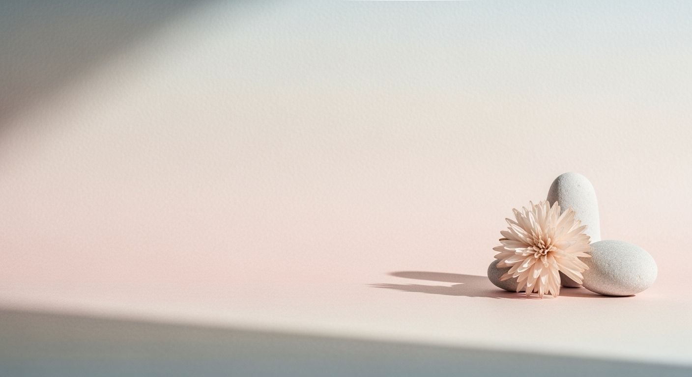 White flower sitting on top of 4