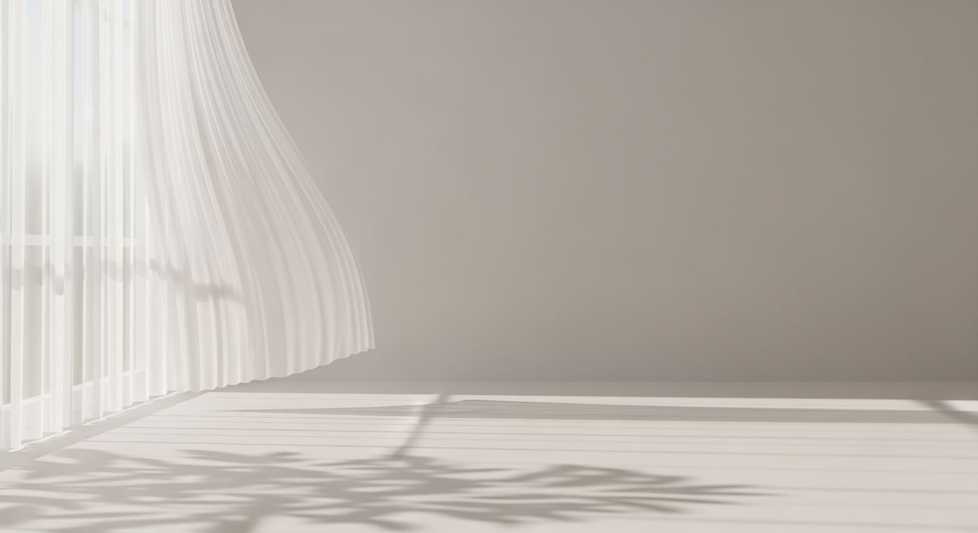 White room with a window and