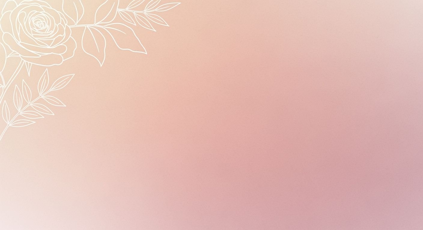 White rose on a pink and