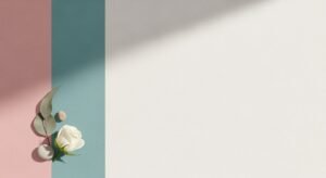 White rose sitting on top of