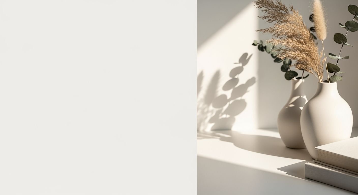 White vase sitting on top of 57