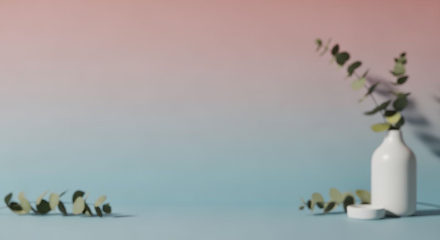 White vase with a plant in 4