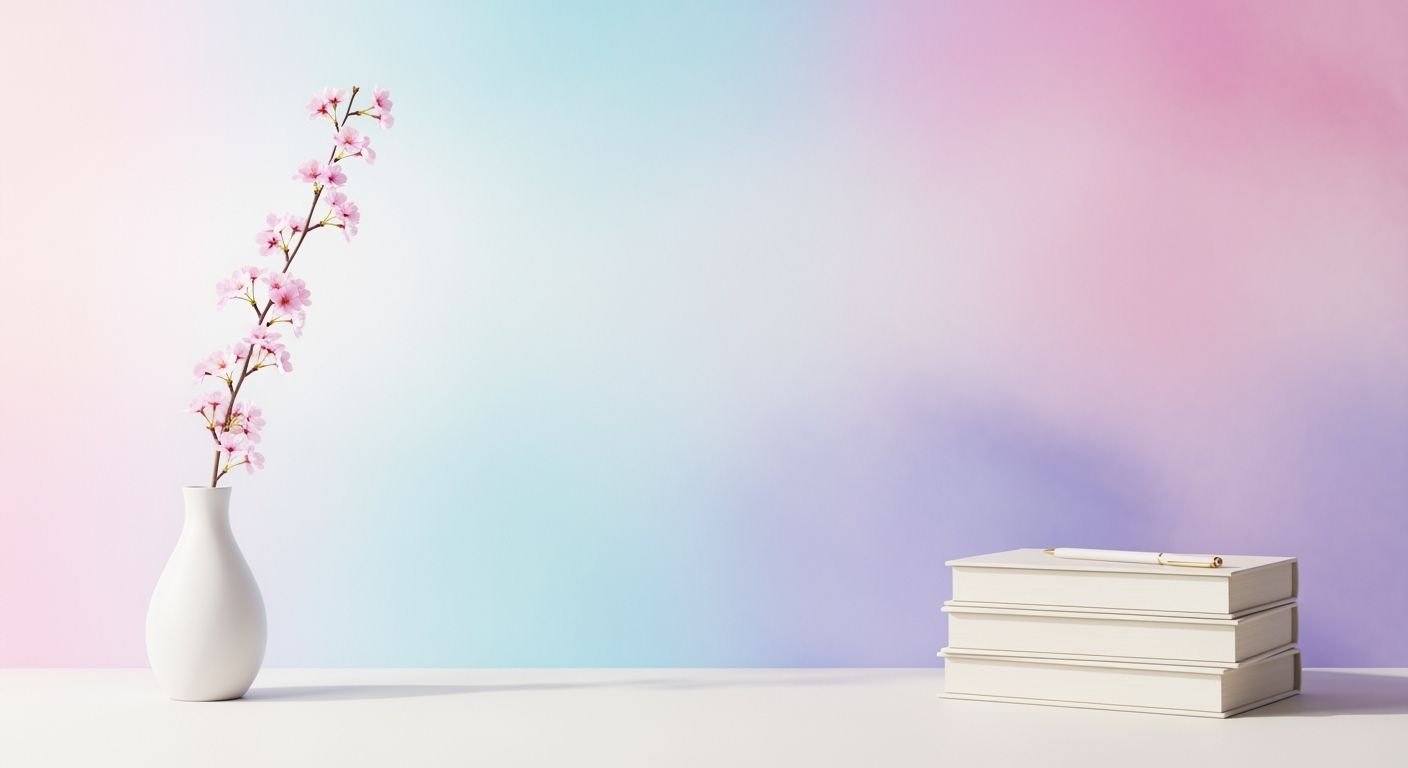 White vase with pink flowers sitting