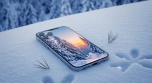 Winter background iphone image 3