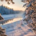 Winter iphone background image