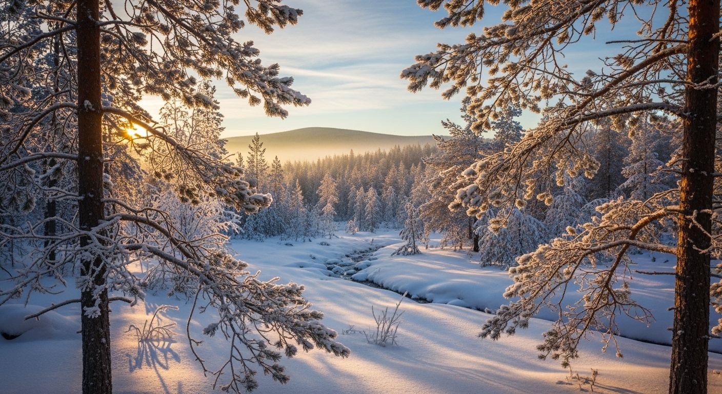 Winter iphone background image 4