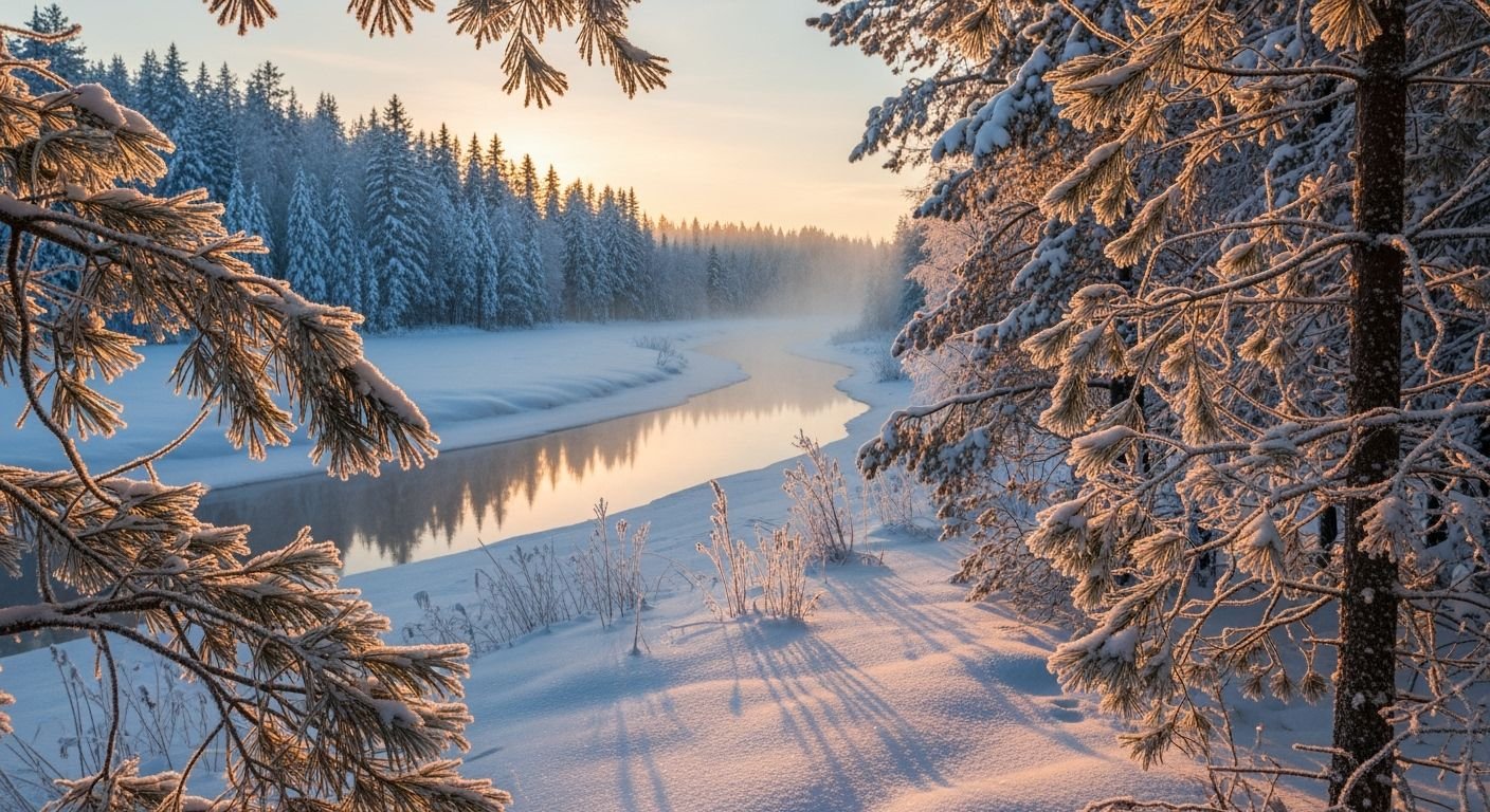 Winter iphone background image