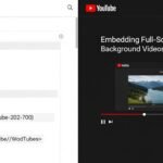 Youtube video als vollbild background video in wor image 3