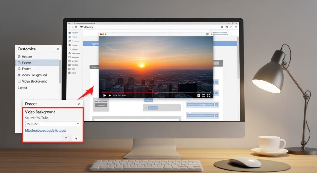 Youtube video als vollbild background video in wor image 4