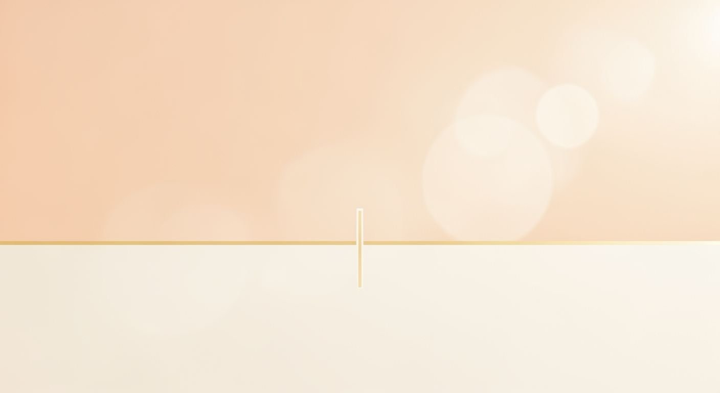 Beige and white background with a gold line Background Image