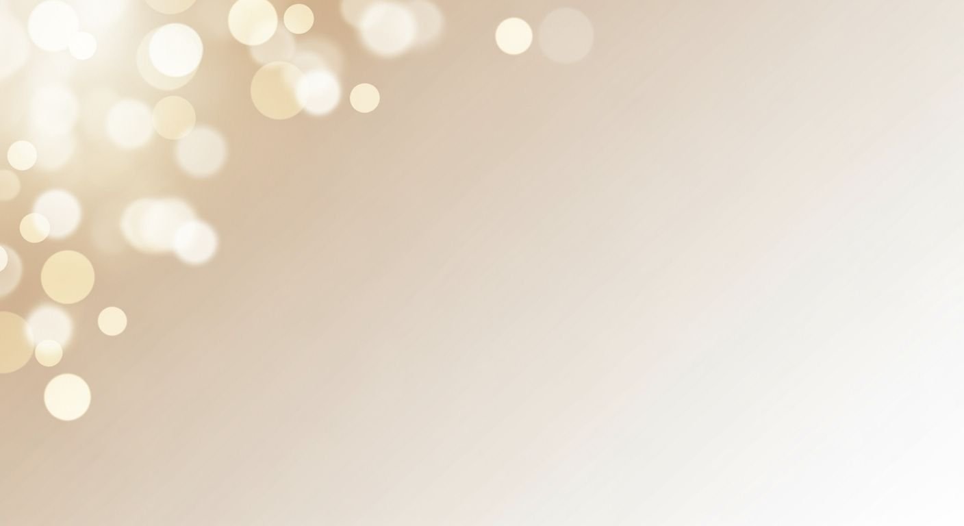 Beige and white background with bokeh lights Background Image