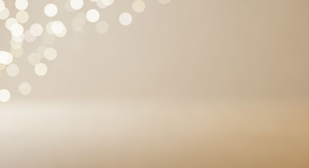 Beige background with bokeh lights on it Background Image