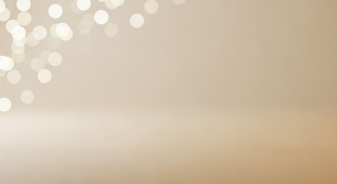 Beige background with bokeh lights on it Background Image