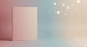 Blank canvas on a pink and blue background Background Image